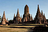 Ayutthaya, Thailand. Wat Chaiwatthanaram, general view from the S-E corner 